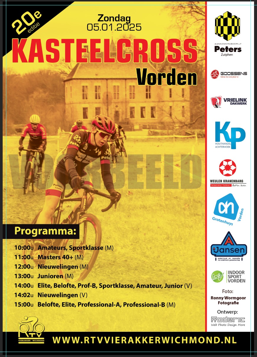 Flyer Kasteelcross 5 januari 2025